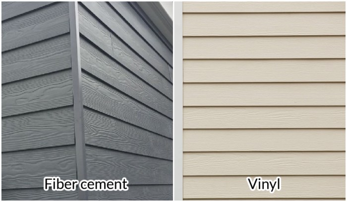 Fiber cement siding cost vs vinyl