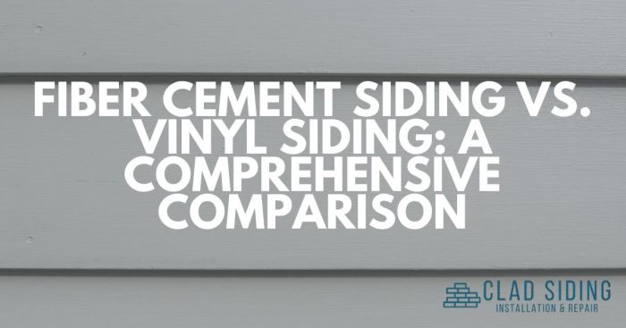 Fiber cement siding cost vs vinyl