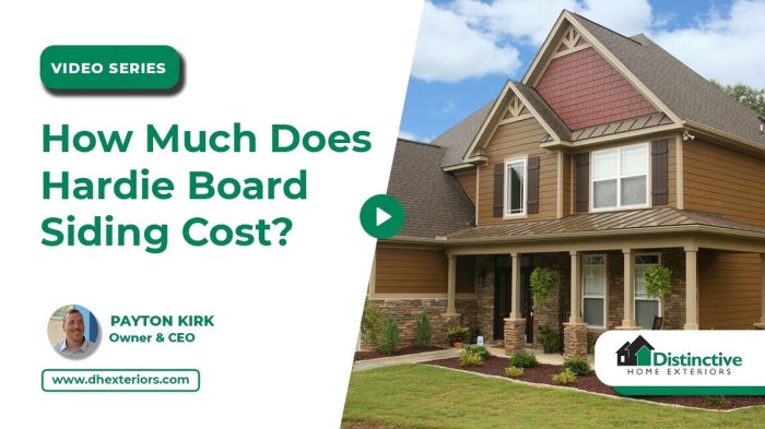 How much does hardie siding cost