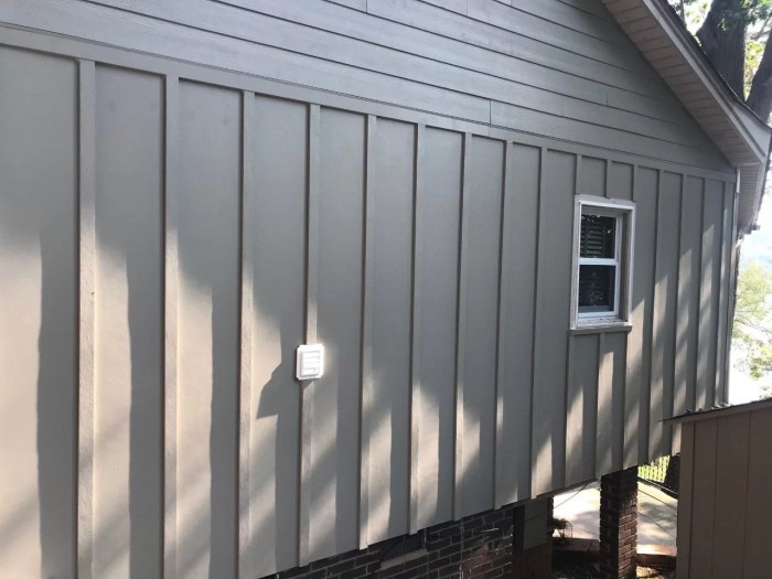Hardie siding board